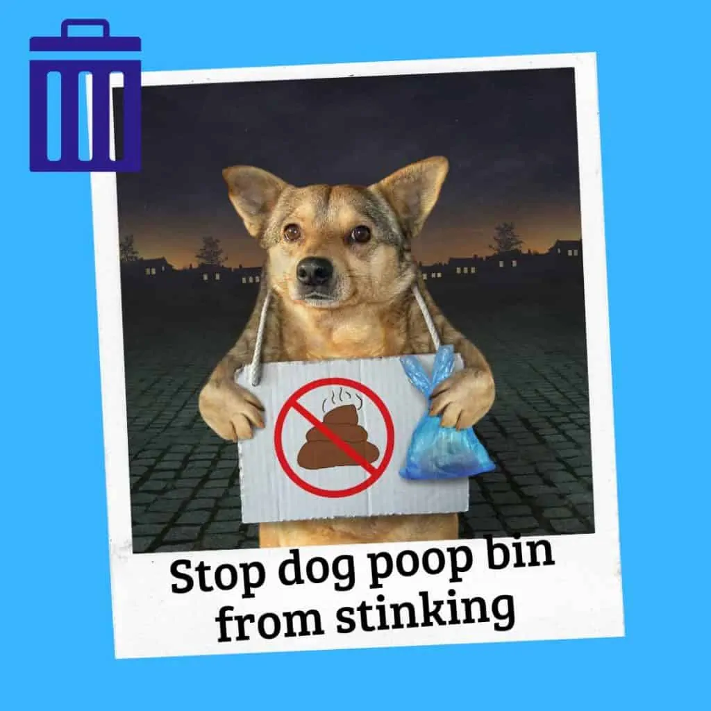 how to keep dog poop from smelling up garage