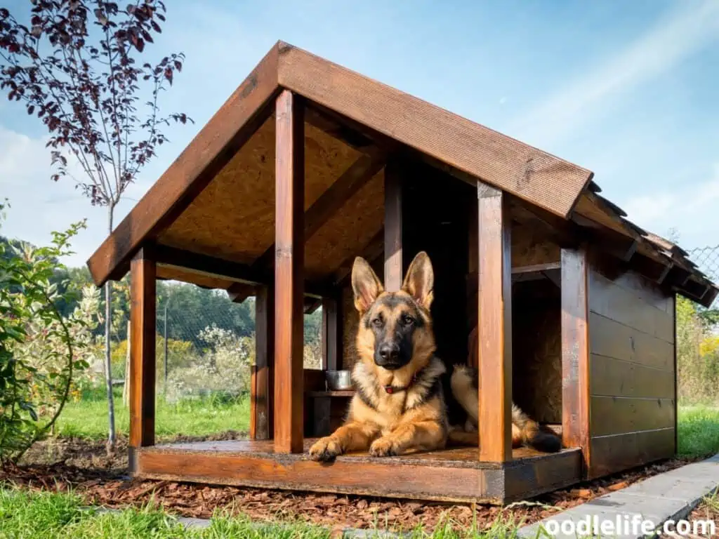 German Shepherd kennel