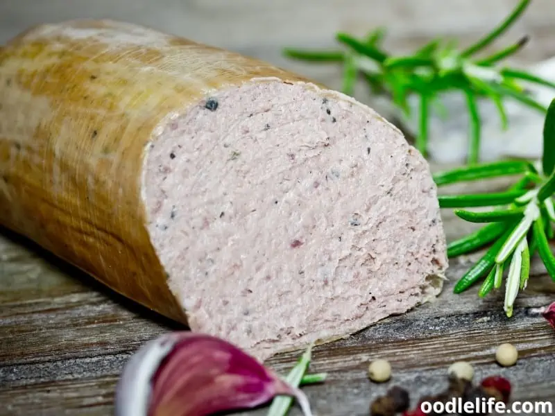 liverwurst as dog food