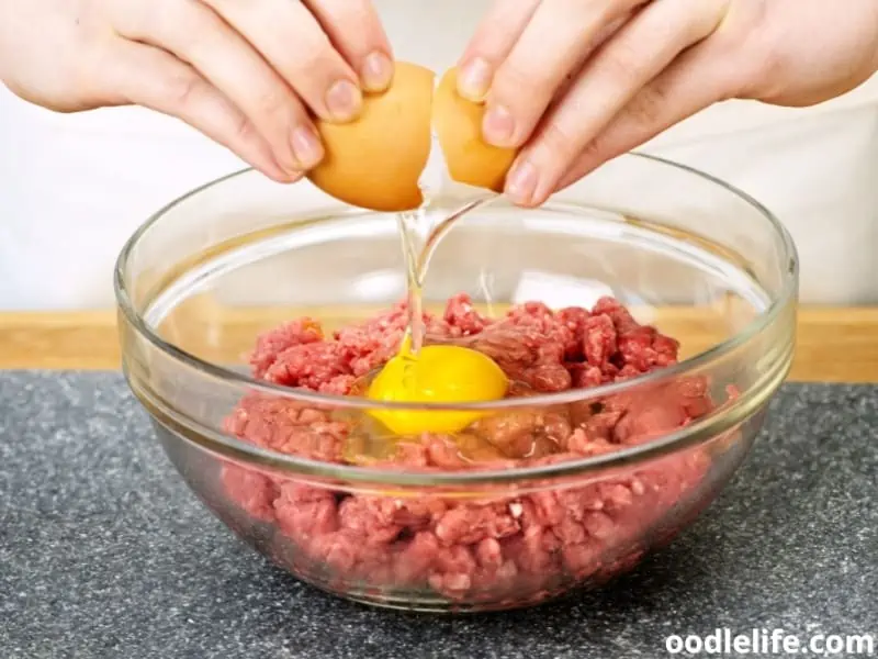 ground beef with egg