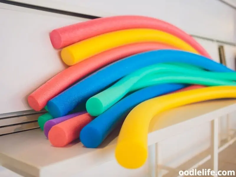 pool noodles different colors