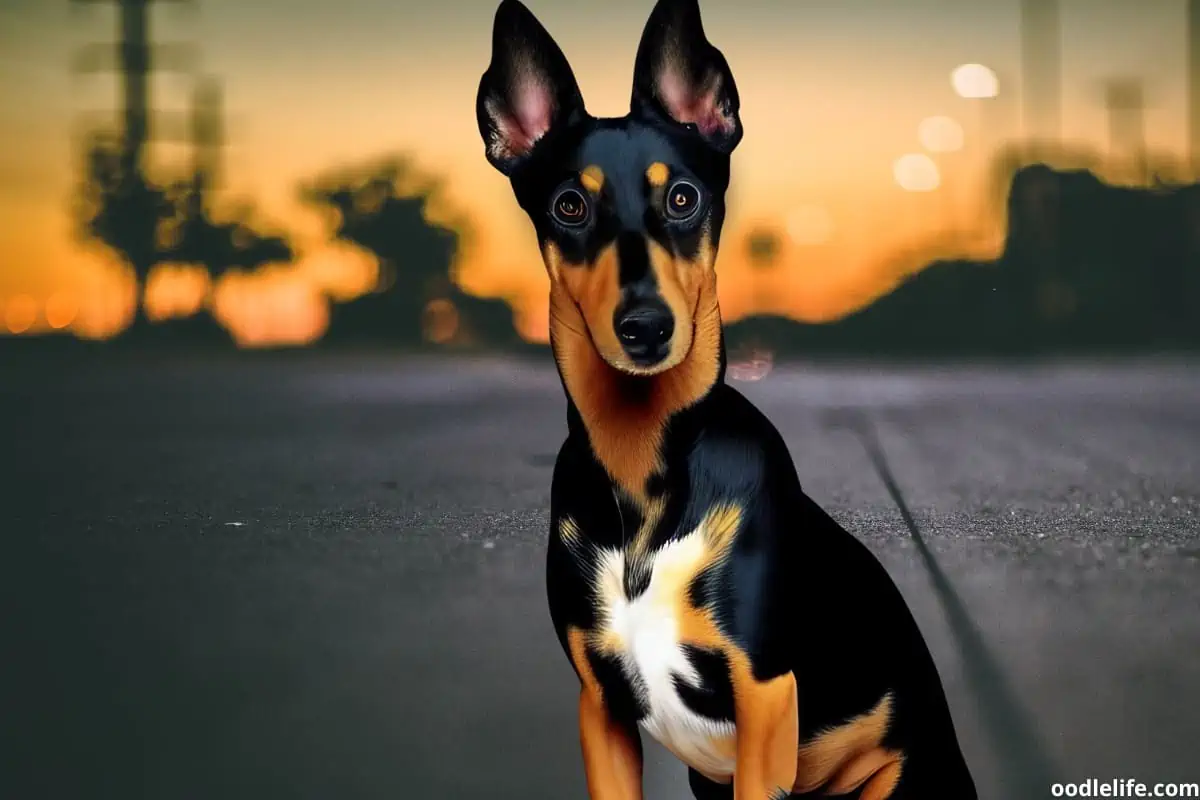 stylised basenji dachshund mix