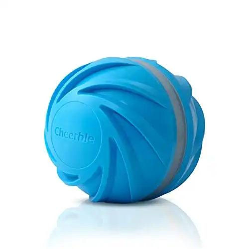 Cheerble Dog Ball Toy Interactive & Automatic Ball, Self-Propelling Ball for Dogs, Smart Robotic Interactive Indoor Pet Toy, USB Rechargeable Toy for Small Medium Dogs Stimulate Your Pet's In...