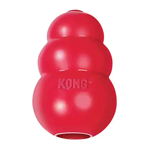 KONG - Classic Dog Toy, Durable Natural Rubber- Fun to Chew, Chase and Fetch - for Large Dogs