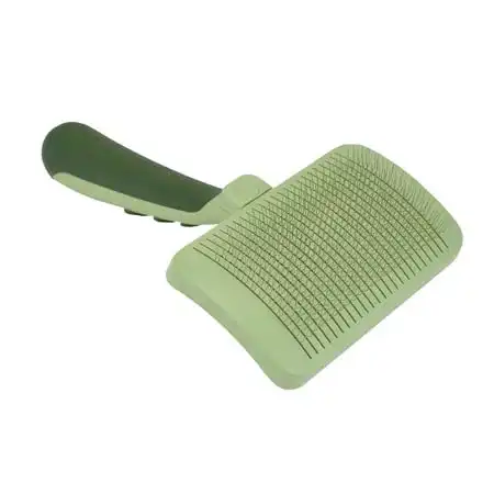 Coastal Pet Safari Dog Self-Cleaning Slicker Brush - Dog Deshedding Brush - Prevents Mats and Tangled Hair - For Dogs with Short or Long Hair - Medium - 4.25" x 4.06"