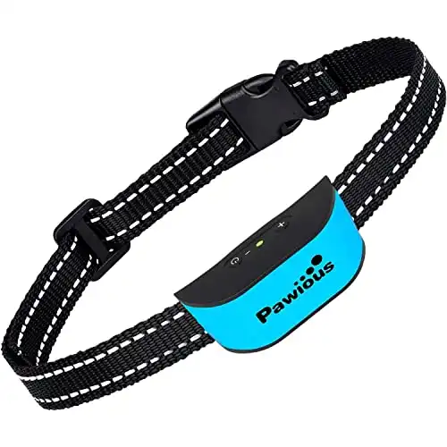 Small Dog Bark Collar - Humane No Shock, Rechargeable Anti Barking Collar