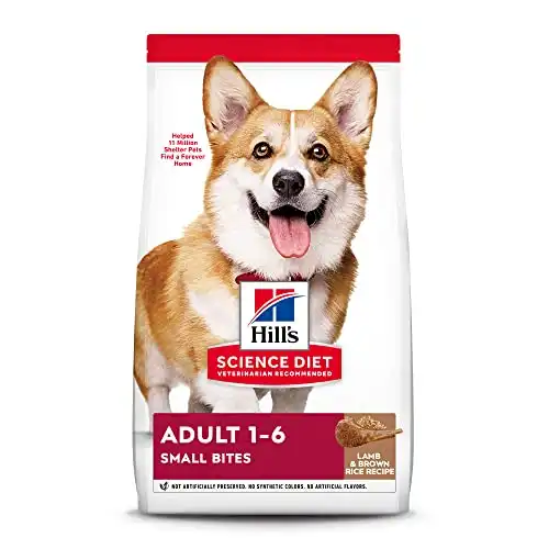Hill's Science Diet Dry Dog Food, Adult, Small Bites, Lamb Meal & Brown Rice Recipe, 33 lb. Bag