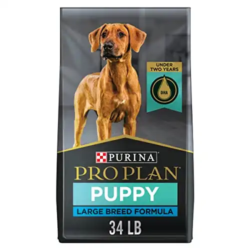 Purina Pro Plan Large Breed Dry Puppy Food, Chicken and Rice Formula - 34 lb. Bag (Packaging May Vary)