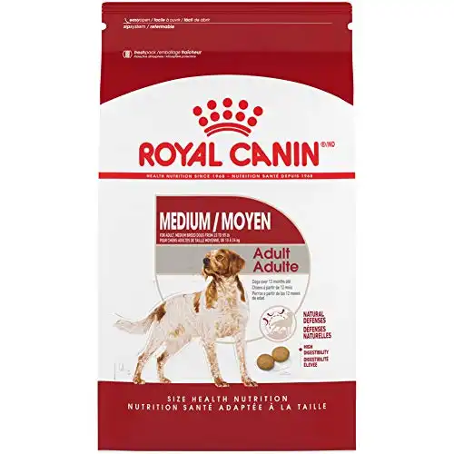 Royal Canin Medium Breed Adult Dry Dog Food, 30 pounds. Bag
