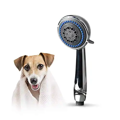 SmarterFresh Pet Faucet Sprayer Set, Pet Bath Spray Dog Shower for Home Dog Washing Station - Hand Shower Spray Faucet Attachment with Hose (for Sink Faucets Only)