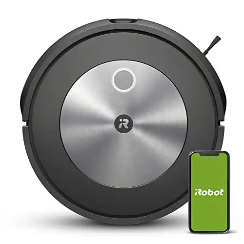iRobot® Roomba® j7 (7150) Wi-Fi® Connected Robot Vacuum - Identifies and avoids obstacles like pet waste & cords, Smart Mapping, Works with Alexa, Ideal for Pet Hair, Carpets, Hard Floors