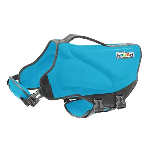 Outward Hound Dawson Swim Blue Dog Life Jacket, XS