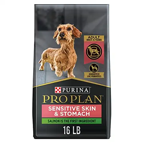 Purina Pro Plan Sensitive Skin and Sensitive Stomach Small Breed Dog Food, Salmon & Rice Formula - 16 lb. Bag