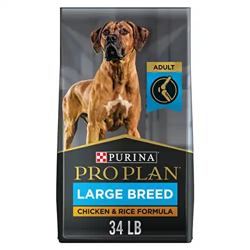 Purina Pro Plan High Protein, Digestive Health Large Breed Dry Dog Food, Chicken and Rice Formula - 34 lb. Bag