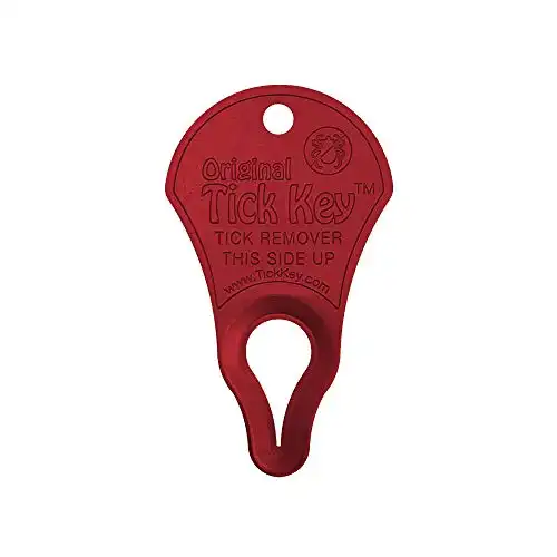 The Original Tick Key -Tick Removal Device - Portable, Safe and Highly Effective Tick Removal Tool (Assorted)
