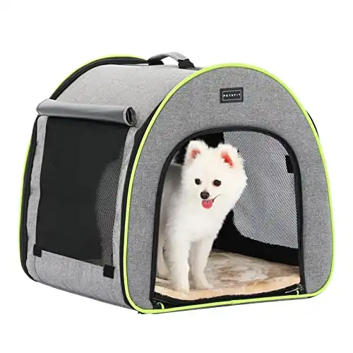 Petsfit Foldable Portable Soft Dog Travel Crate Kennel/Cat Crate/ Pet Kennel for Small Dogs