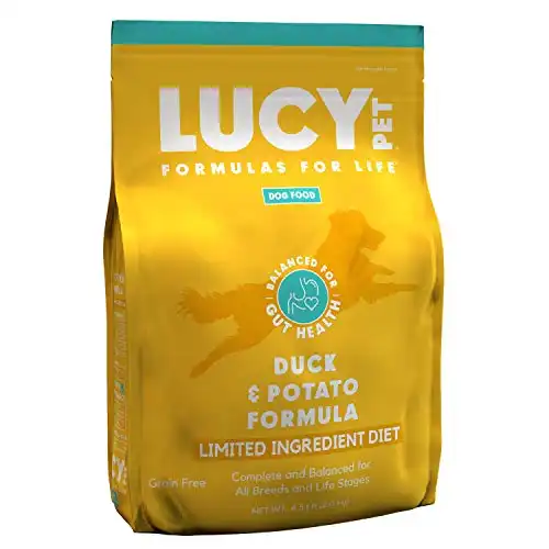 Lucy Pet Products Limited Ingredient Diet – Duck & Potato 4.5 lb, 850657006470