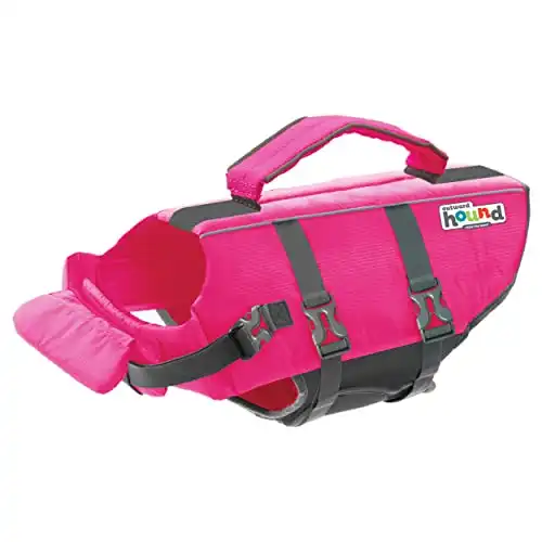 Outward Hound Granby Splash Pink Dog Life Jacket, Small