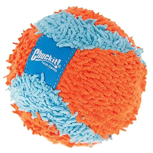 ChuckIt! Indoor Ball Dog Fetch Toy For Medium To Large Dogs, Orange/Blue One Size Only