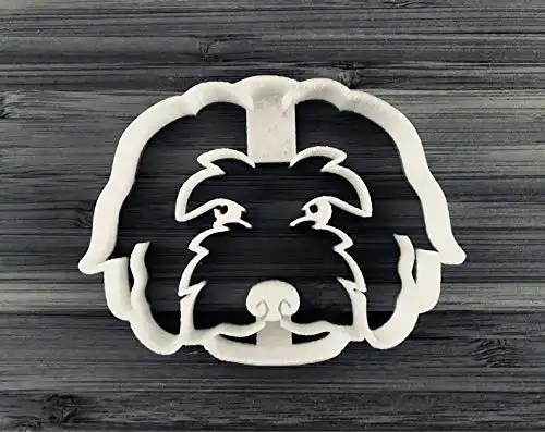 Golden Doodle Cookie Cutter and Dog Treat Cutter - Dog Face