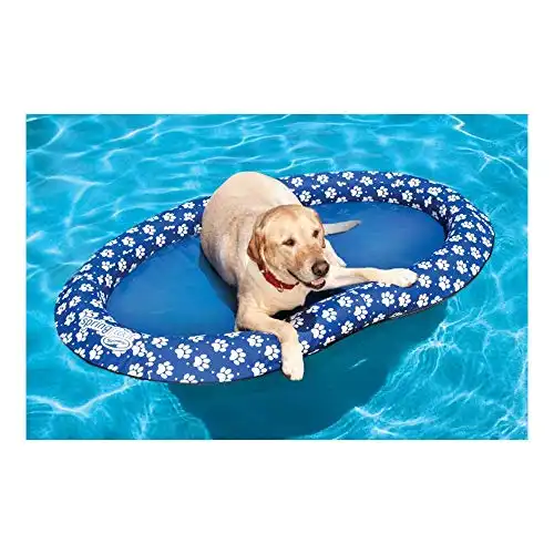 SwimWays Spring Float Paddle Paws Dog Pool Float - Large (65 lbs and Up)