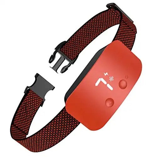 NBJU Bark Collar for Dogs,Rechargeable Anti Barking Training Collar with 7 Adjustable Sensitivity and Intensity Beep Vibration for Small Medium Large Dogs