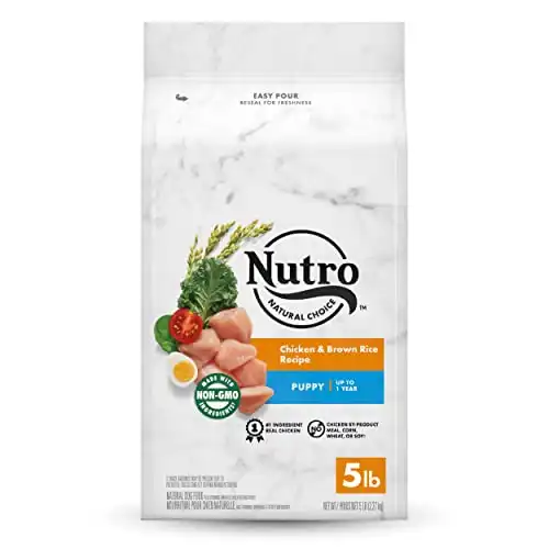 NUTRO NATURAL CHOICE Puppy Dry Dog Food, Chicken & Brown Rice