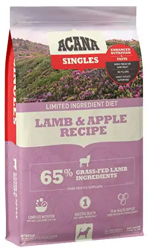 ACANA® Singles Limited Ingredient Dry Dog Food, Grain-free, High Protein, Lamb & Apple