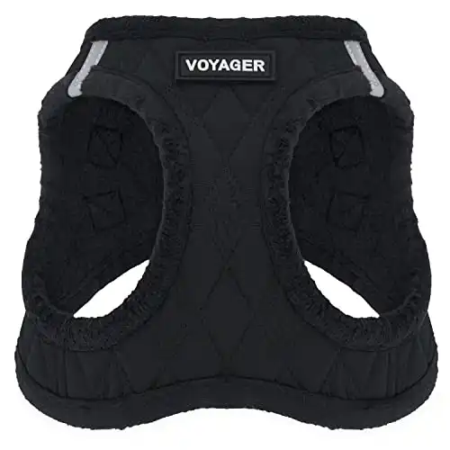 Voyager Step-In Plush Dog Harness Soft Plush, Step In Vest