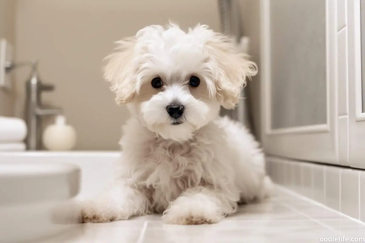 Maltipoo potty training sale