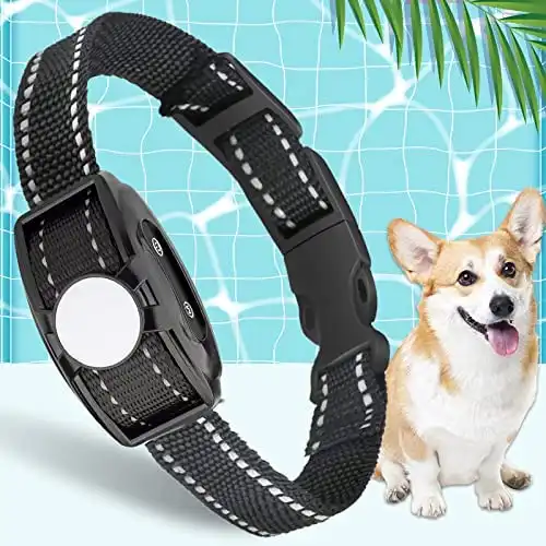 Ropetty Dog Bark Collar,No Shock Collar for Dogs Rechargeable No Bark Collar with Beep Vibration,Adjustable Sensitivity,Waterproof Anti Barking Device Dog Training Collar for Small Medium Large Dogs