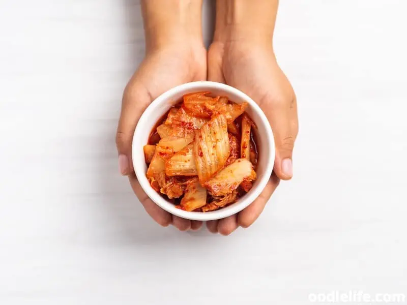 small bowl of Kimchi
