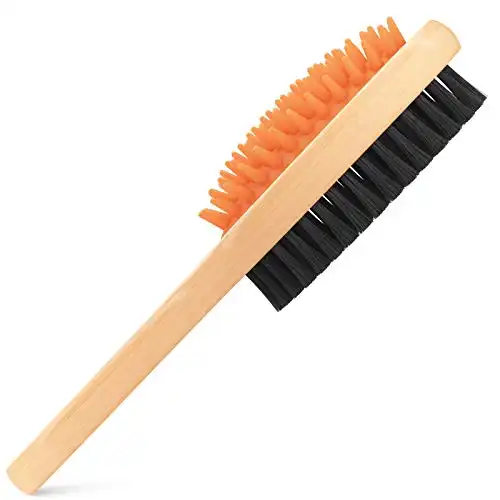 crbn Short Hair Dog Brush - Pet Brushing Comb for Short Hair Coats – Detangling and Shedding Coat Hair Remover