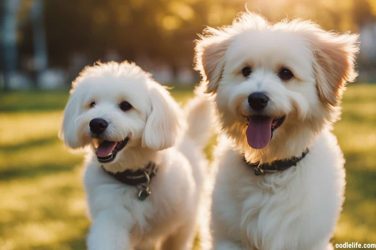 Two happy dogs